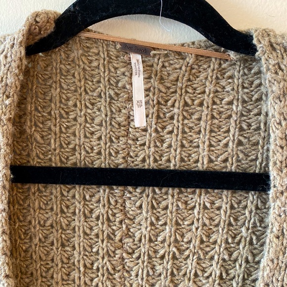 Free People Breeze Knit Slouchy Sweater Cardigan - Picture 8 of 13